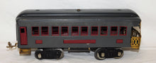 Load image into Gallery viewer, Lionel #338 Standard Gauge Passenger car Observation Gray 12" Mostly Restored