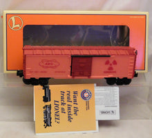 Load image into Gallery viewer, Lionel 6-26288 AEC Glow in the Dark Boxcar Reddish Atomic Energy Commission