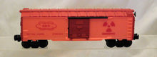Load image into Gallery viewer, Lionel 6-26288 AEC Glow in the Dark Boxcar Reddish Atomic Energy Commission