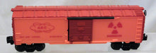 Load image into Gallery viewer, Lionel 6-26288 AEC Glow in the Dark Boxcar Reddish Atomic Energy Commission
