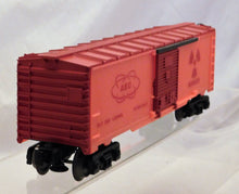 Load image into Gallery viewer, Lionel 6-26288 AEC Glow in the Dark Boxcar Reddish Atomic Energy Commission