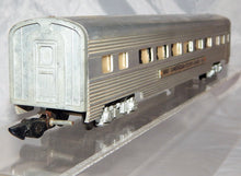Load image into Gallery viewer, CLEAN American Flyer 661 Aluminum Coach Car Metal lighted 1950s Link streamlined