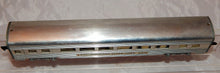 Load image into Gallery viewer, CLEAN American Flyer 661 Aluminum Coach Car Metal lighted 1950s Link streamlined