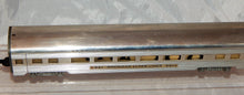 Load image into Gallery viewer, CLEAN American Flyer 661 Aluminum Coach Car Metal lighted 1950s Link streamlined