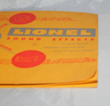 Load image into Gallery viewer, Lionel Trains Sound Effects ART Record + Sleeve 1950s promotional Steam Diesel