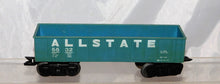 Load image into Gallery viewer, Marx 5532 Blue Allstate Gondola Sears Type F trucks 1959 tilt couplers 8 wheel