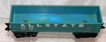 Load image into Gallery viewer, Marx 5532 Blue Allstate Gondola Sears Type F trucks 1959 tilt couplers 8 wheel