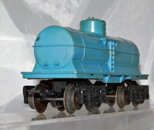 Load image into Gallery viewer, Marx 9553 Blue Allstate Motor Oil Single dome Tank Car Sears Type F trucks 1959