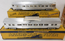 Load image into Gallery viewer, American Flyer 1953 K5364W Silver ROCKET CHROME Diesel Vista Passngr Set 474 475