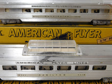 Load image into Gallery viewer, American Flyer 1953 K5364W Silver ROCKET CHROME Diesel Vista Passngr Set 474 475