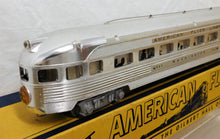 Load image into Gallery viewer, American Flyer 1953 K5364W Silver ROCKET CHROME Diesel Vista Passngr Set 474 475