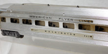 Load image into Gallery viewer, American Flyer 1953 K5364W Silver ROCKET CHROME Diesel Vista Passngr Set 474 475