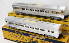 Load image into Gallery viewer, American Flyer 1953 K5364W Silver ROCKET CHROME Diesel Vista Passngr Set 474 475