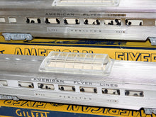Load image into Gallery viewer, American Flyer 1953 K5364W Silver ROCKET CHROME Diesel Vista Passngr Set 474 475