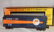 Load image into Gallery viewer, MTH Train 30-74486 Baltimore & Ohio Box Car B&O Time-Saver Service 467435 O gaug