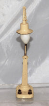 Load image into Gallery viewer, Lionel Trains #58 Gooseneck Street Lamp Cream Ornate 7.5" diecast O /Standard vintage