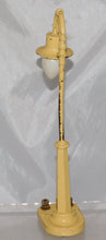 Load image into Gallery viewer, Lionel Trains #58 Gooseneck Street Lamp Cream Ornate 7.5" diecast O /Standard vintage