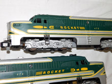 Load image into Gallery viewer, American Flyer 474 475 Satin Silver Rocket Diesel PA AB 1954-5 Runs A Roof repnt