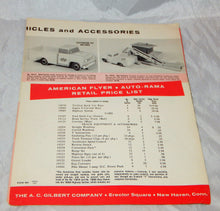 Load image into Gallery viewer, American Flyer 1961 Folder D2242 Rev AUTORAMA RACE SETS Highway System slot car