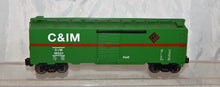Load image into Gallery viewer, Lionel 6-16021 C&IM Chicago Illinois Midland Double Door Boxcar Standard O C7