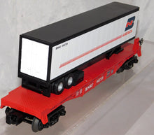 Load image into Gallery viewer, MTH 30-76266 BNSF Flatcar w/ Trailer O/027 Burlington Northern Santa Fe 545728