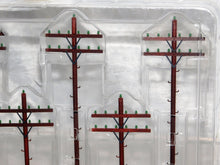 Load image into Gallery viewer, Lionel 6-37851 Scale-sized Telephone Poles Nicely Detailed 7.5" tall Set of 6