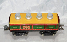 Load image into Gallery viewer, Marx Trains 2552 CRI&P Gondola w/ repro milk can load +insert 6" Prewar Auto cpl