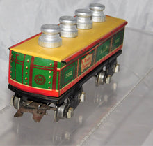 Load image into Gallery viewer, Marx Trains 2552 CRI&P Gondola w/ repro milk can load +insert 6" Prewar Auto cpl