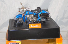 Load image into Gallery viewer, MATCHBOX 7330 HARLEY DAVIDSON ElectraGlide 1/15 Scale w/ Display Stand Sp Ed