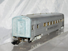 Load image into Gallery viewer, CLEAN American Flyer 663 Aluminum Observation Car Metal lighted w/drumhead 1950s S