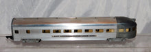 Load image into Gallery viewer, CLEAN American Flyer 663 Aluminum Observation Car Metal lighted w/drumhead 1950s S