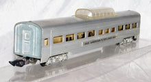 Load image into Gallery viewer, CLEAN American Flyer 662 Aluminum Passenger Car Metal lighted Vista Dome Link S