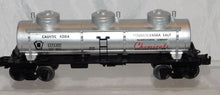 Load image into Gallery viewer, Lionel 6-29789 Pennsylvania Salt Chemicals caustic soda 3 dome tank car SHPX4727
