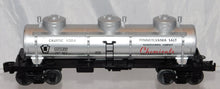 Load image into Gallery viewer, Lionel 6-29789 Pennsylvania Salt Chemicals caustic soda 3 dome tank car SHPX4727