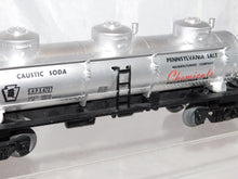 Load image into Gallery viewer, Lionel 6-29789 Pennsylvania Salt Chemicals caustic soda 3 dome tank car SHPX4727