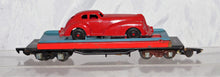 Load image into Gallery viewer, American Flyer 715 Unloading flat car w/ RED Manoil Coupe 1948 Works Operating S