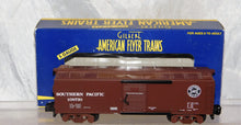 Load image into Gallery viewer, American Flyer 6-48354 Southern Pacific Boxcar 108730 Fctry Brown painted trucks