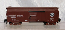 Load image into Gallery viewer, American Flyer 6-48354 Southern Pacific Boxcar 108730 Fctry Brown painted trucks