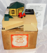 Load image into Gallery viewer, American Flyer 779 Automatic Operating Oil Drum Loader accessory O/S BOXED works