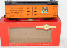 Load image into Gallery viewer, Bachmann 93203 G Golden Eagle Oranges Wood Reefer Metal Wheels G gauge Refrigera