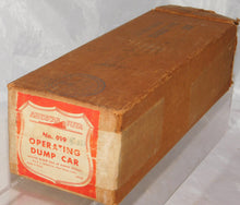Load image into Gallery viewer, American Flyer Trains 919 CB&Q Automatic Dump Car w/ Button 1956 S BOXED CLEAN