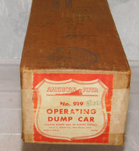 Load image into Gallery viewer, American Flyer Trains 919 CB&Q Automatic Dump Car w/ Button 1956 S BOXED CLEAN