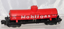 Load image into Gallery viewer, American Flyer 958 Mobilgas Single Dome Tank Car Red C7 in 24315 Box PlasticBase
