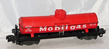 Load image into Gallery viewer, American Flyer 958 Mobilgas Single Dome Tank Car Red C7 in 24315 Box PlasticBase