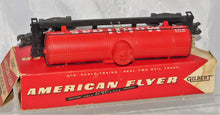 Load image into Gallery viewer, American Flyer 958 Mobilgas Single Dome Tank Car Red C7 in 24315 Box PlasticBase