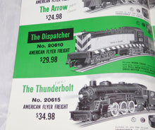 Load image into Gallery viewer, American Flyer 1960 Train DEALER ADVANCE Catalog D2192 Merchandiser Nighthawk
