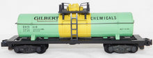 Load image into Gallery viewer, American Flyer 910 Gilbert Chemicals Tank car diecast frame 1954 C-7+ CLEAN