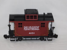 Load image into Gallery viewer, Bachmann Rio Grande Southern Bobber Caboose #401 Metal Wheels G gauge train