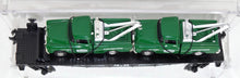 Load image into Gallery viewer, MTH 30-7615 Service Center Flatcar w/ diecast Ertl '55 Cameo Wreckers Tow Trucks