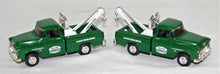 Load image into Gallery viewer, MTH 30-7615 Service Center Flatcar w/ diecast Ertl '55 Cameo Wreckers Tow Trucks